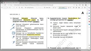 KAMU EKONOMİSİ 1 VİZE 2022 SORULARI aöf aof maliye anadoluüniversitesi iktisad kamuekonomisi [upl. by Tjaden]