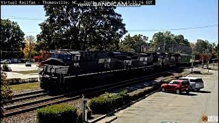 Fisher Ferry Street Railroad Crossing Thomasville North Carolina [upl. by Bilac]