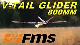 FMS VTail 800mm Glider Teaser Trailer By RCINFORMER [upl. by Enenstein725]