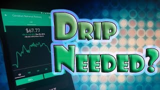 Robinhood APP  Dividend Reinvestment DRIP Needed with 0 Commission Stock Trading [upl. by Eiznik]