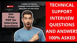 Technical Support Interview Questions and answers  100 asked interview questions techsupport [upl. by Terces353]