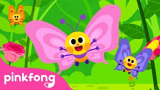 🦋Volez Flottez Papillons  Chanson des Insectes  Pinkfong Bébé Requin  Chansons pour Enfants [upl. by Naples532]