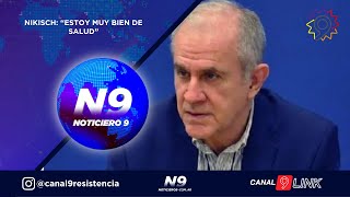 NIKISCH “ESTOY MUY BIEN DE SALUD”  NOTICIERO 9 [upl. by Starkey]