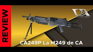 unboxing m249 Classic Army para  CA249P [upl. by Nilkoorb]