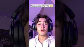 Passage secret fortnite 🤫😳fortnite fortnitememe humour gaming jeuvideo pov [upl. by Ynnol754]