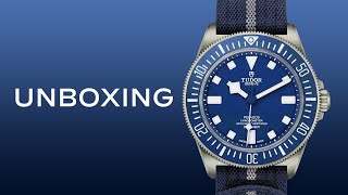 Unboxing the Tudor Pelagos FXD for the Marine Nationale 25707B22 [upl. by Megargee343]