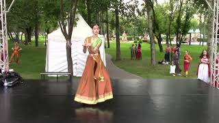 Tarana  Kathak Stylization  Bollywood  Varvara Litosh  Group Gangotri  Koroleyov City  Russia [upl. by Derron]