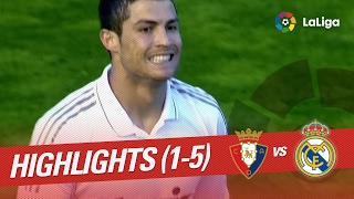 Resumen de Osasuna vs Real Madrid 15 20112012 [upl. by Eidnak]