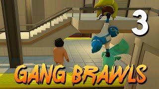 3 Gang Brawls Lets Play Gang Beasts w GaLm and friends [upl. by Durware559]