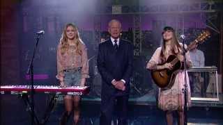 First Aid Kit  Emmylou on Late Show with David Letterman [upl. by Hogg]