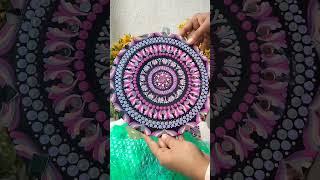 beautiful mandalas art wall decorhomecornermandalas decoration shorts [upl. by Micco515]