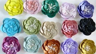 DIYEasy to make Paper plate flower tutorial by SaCrafters [upl. by Cesar961]