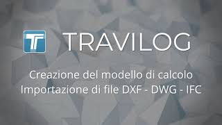 Creazione del modello di calcolo Importazione di file DXF  DWG  IFC [upl. by Jacklyn304]