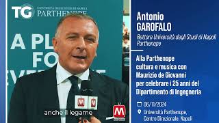 25 anni Ingegneria  la cultura intervista al Rettore Antonio Garofalo [upl. by Nommad]