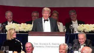 FULL SPEECH Donald Trump Jokes at the Al Smith Charity Dinner in NYC Oct 17 [upl. by Angid]