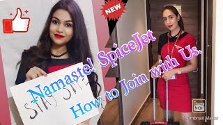 SpiceJet Cabin Crew  Join with Us Salary  Air Hostess Cabin Drill Eligibility [upl. by El975]