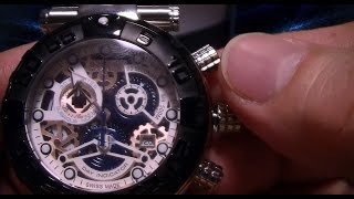 Unboxing Invicta Sub Aqua Noma 1 Skeleton Display Swiss Quartz Watch [upl. by Sesiom789]