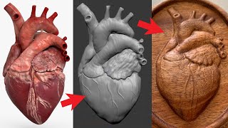 Turn a Flat Image Into a 3d Relief for CNC [upl. by Croydon]