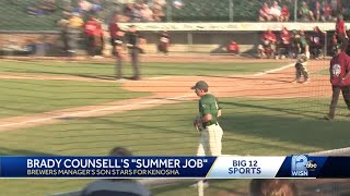 Brady Counsell plays for Kenosha Kingfish this summer [upl. by Spooner670]