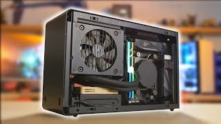 The smallest water cooled PC Ive EVER built DAN Case A4 SFX v3 [upl. by Annaehr]