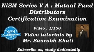 NISM mutual fund exam tutorial  Unit 4  Offer Document [upl. by Ron]