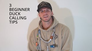 How to Blow a Duck Call for BEGINNERS Quack and Feed Call [upl. by Chivers]