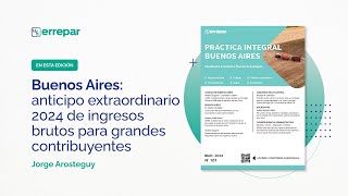 Buenos Aires anticipo extraordinario 2024 de ingresos brutos para grandes contribuyentes [upl. by Bilbe93]