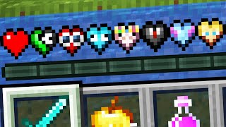 Minecraft But There Are YouTuber Hearts [upl. by Tedman]