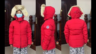 Canada Goose Chelsea Parka Down Jacket Try On Review [upl. by Incrocci273]