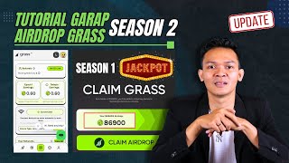 Cara Garap Airdrop GRASS Hanya Pake HP Season 2 [upl. by Nollahs]