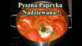 PAPRYKA FASZEROWANA Z MIĘSEM RYŻEM Z SOSEM POMIDOROWYMPYSZNA SZYBKIE DANIE🧡💥 nr236 [upl. by Thorny]