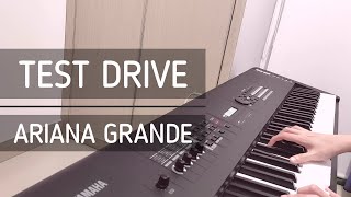 Test Drive  Ariana Grande Piano Lyrics Cover  Sheet Music [upl. by Zelma393]