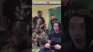 TORY LANEZS insane FREESTYLE on ADIN ROSSS stream [upl. by Idnam]