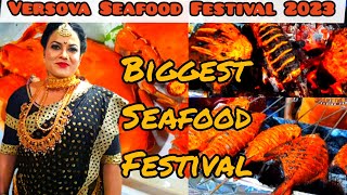 Versova Seafood Festival 2023😍 Biggest Seafood Festival in Versova KoliwadaIndia 🐬🦀🦞 [upl. by Junia]