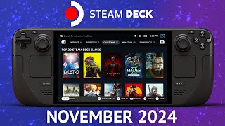 The Top 20 Most Played Steam Deck Games of November 2024 [upl. by Jamin]