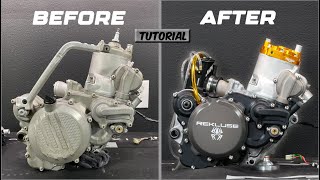 Making my 2Stroke Engine Look Factory  The EASY Way [upl. by Xino357]