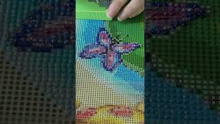 Diamond Painting Timelapse  Lets bling out this butterfly  Dragon Seasons by Emma Casey [upl. by Reinhard]