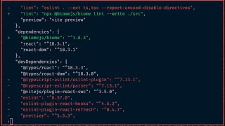 I replaced my linting amp formatting setup with Biome [upl. by Gomer]