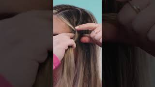 Easy Waterfall Braid HowTo shorts [upl. by Bryner]