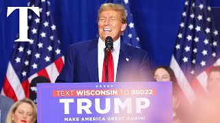 LIVE Donald Trump hosts MAGA rally in Wisconsin [upl. by Einnig663]