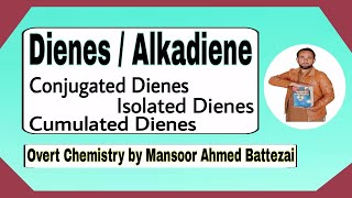 Dienes  Alkadienes and its types  Conjugated  Isolated and Cumulated dienes  overt chemistry [upl. by Enos]