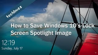 How to Save Windows 10’s Lock Screen Spotlight Images [upl. by Oicnaneb81]