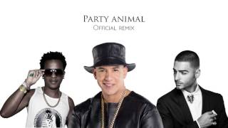 Party Animal Official Remix  Charly Black ft Daddy Yankee amp Maluma Domtec mashup [upl. by Thornie]