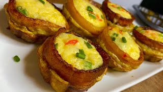 Plantain Egg Muffins  Breakfast Egg Muffin [upl. by Treacy75]