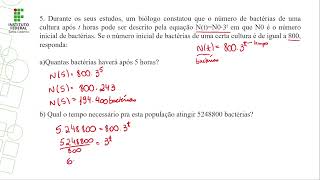 Resolução lista de exercício 2ª fase 2024II  questão 5 [upl. by Aridnere]