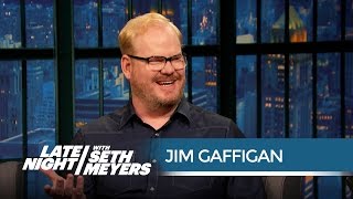 Stop Yelling quotHot Pocketsquot at Jim Gaffigan  Late Night with Seth Meyers [upl. by Oahc106]