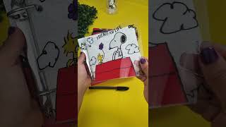 Mini ficheiro de anotações DAC do Snoopy papelarianostalgica papelaria snoopy [upl. by Halpern]