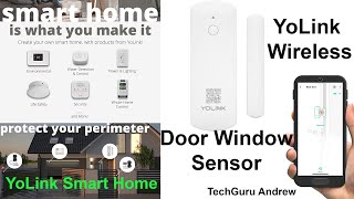 YoLink Wireless Door Window Sensor TESTING [upl. by Lanza230]