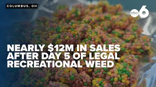 Sales sky rocket after first 5 days of legal recreation marijuana in Ohio [upl. by Dragon]