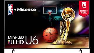 Review Hisense 55Inch U6 Series MiniLED ULED 4K UHD Google Smart TV  55U6N 2024 Model [upl. by Chrysa]